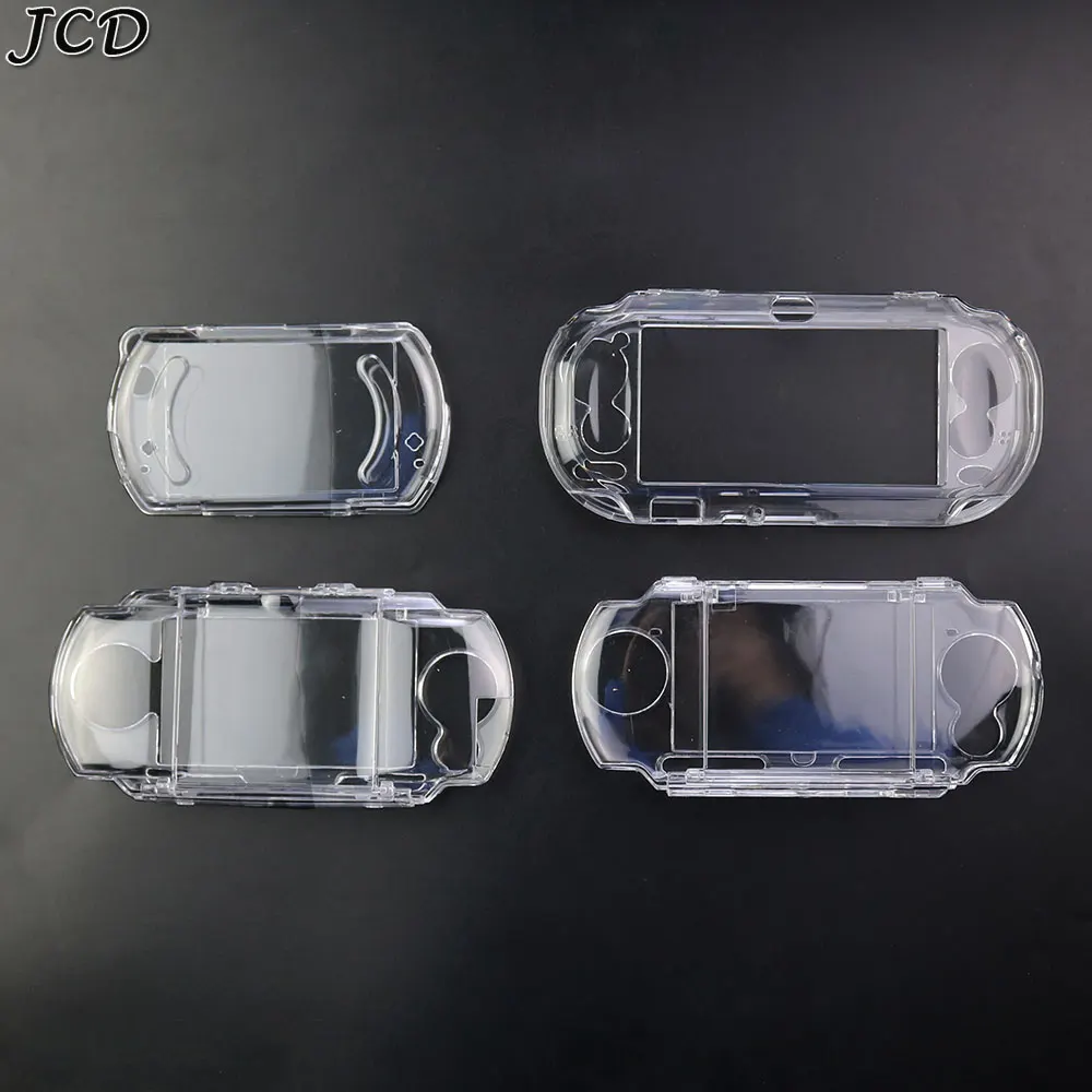 JCD Clear Crystal Protective Case Hard Shell for PS Vita PSV 1000 2000 PSP Go Transparent Protection Cover For PSP1000 2000 300