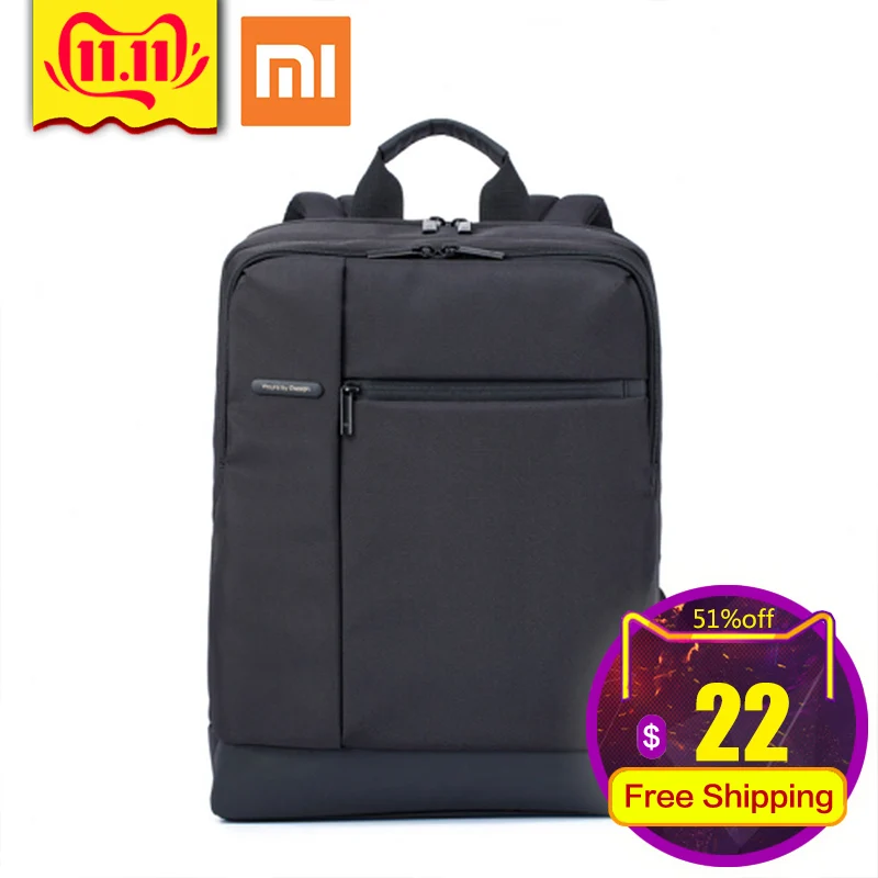 Xiaomi Mi рюкзак классический Бизнес рюкзаки 17L Ёмкость студентов сумка для ноутбука