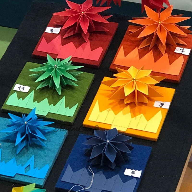 3D цветок Звезда Металлические Вырубные штампы трафарет для скрапбукинга DIY декоративное тиснение ремесло вырубки открыток новые штампы для
