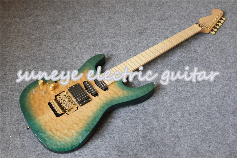 

New Arrival Custom Shop Quilted Finish Jacks Style Electric Guitar Left Handed Guitar Custom Guitar Kit Available