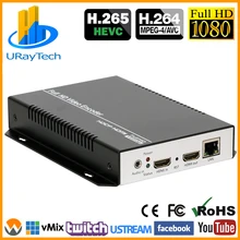 Codeur IP vidéo HDMI MPEG4 pour IPTV, H.265, H.264, RTSP, RTMP, SRT, en direct, pour diffusion en direct, Twitch, Youtube, Facebook