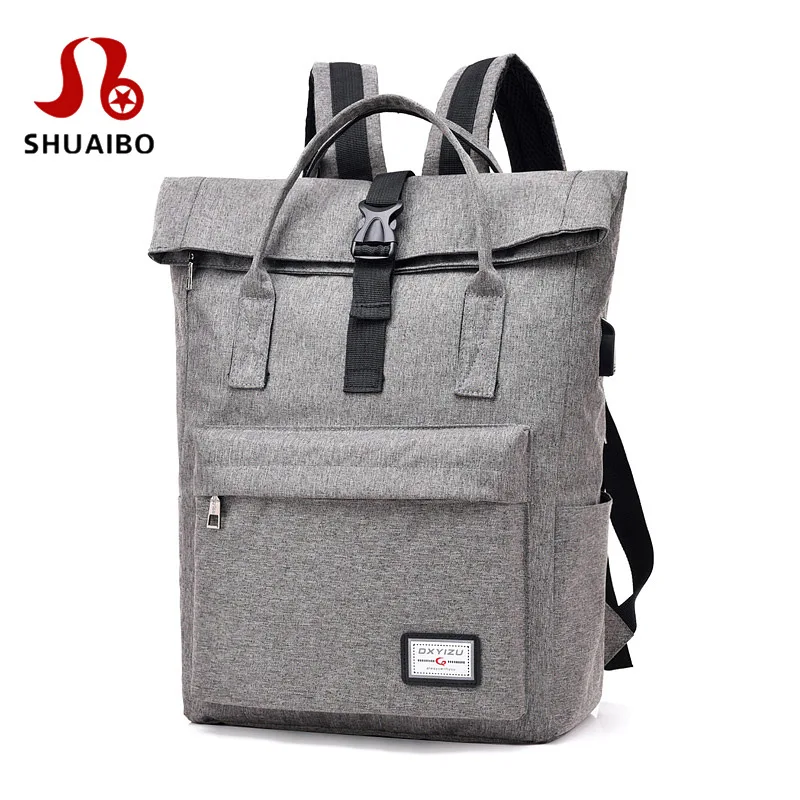 

New Style Casual Charging Backpack Men's Business Computer Backpack Large Capacity Korean-style-Style School Bag