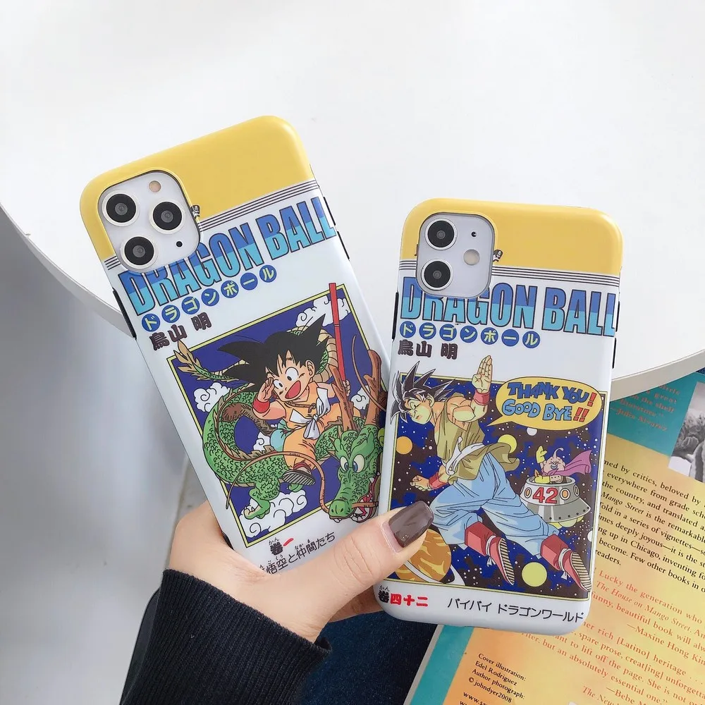 

Dragon Ball foriPhone 11 11promax x XR XS Max 7plus 8plus 7 8 6 6s plus Frosted waterproof and dustproof Mobile phone shell