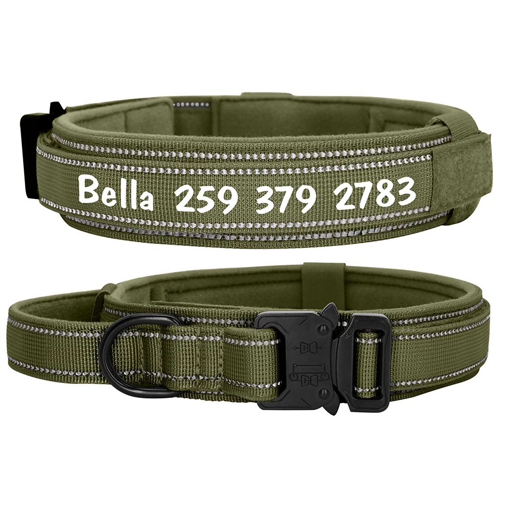 Custom Military Tactical Dog Collar Dogs Cats Everything