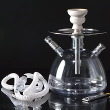 Светодиодный светильник акриловая трубка для кальяна Nargile с Tuyau Chicha керамическая чаша Nargila шланг угольный щипцы Narguile аксессуары