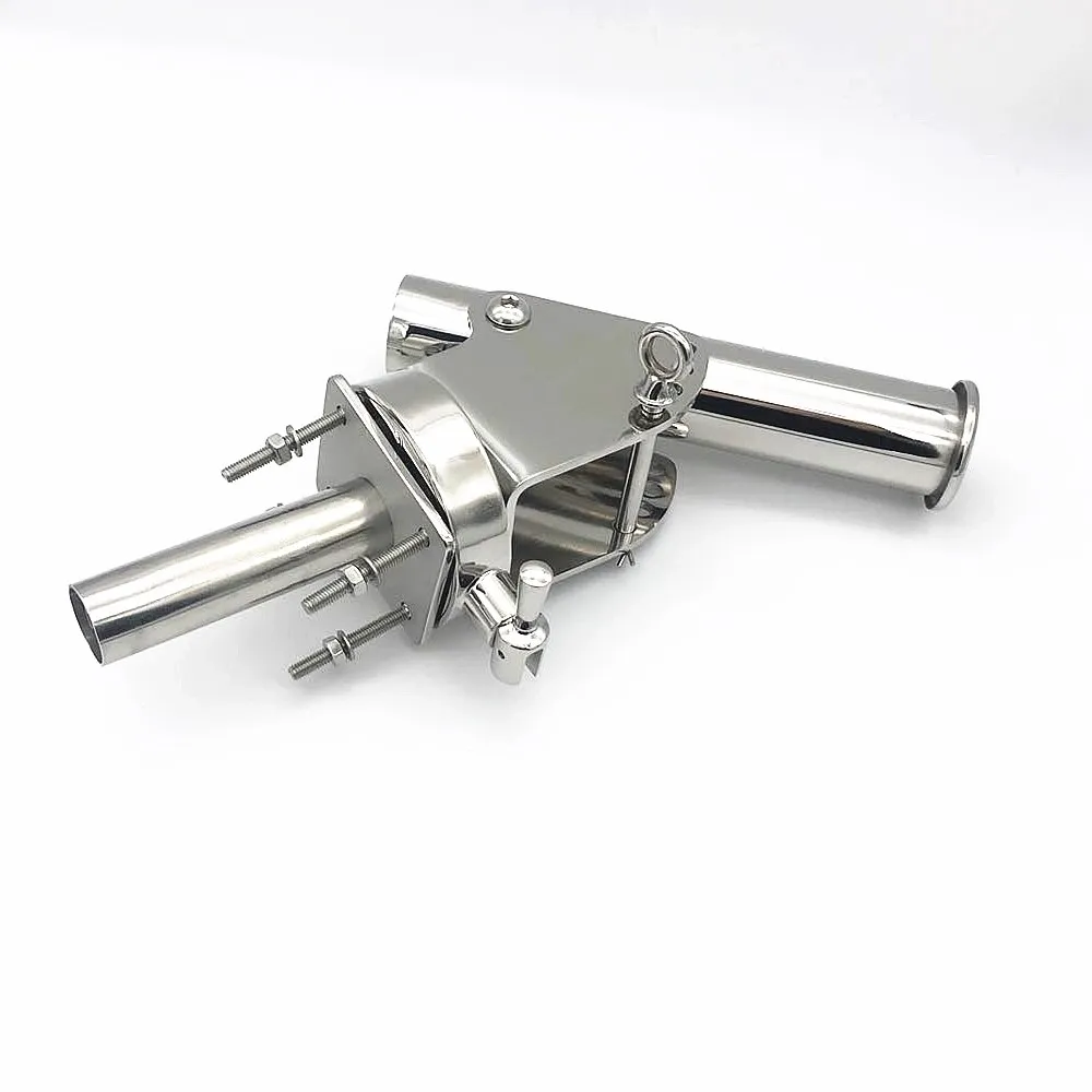 Side Mount Outrigger Holders 316 stainless steel fishing rod holder for boat  - AliExpress