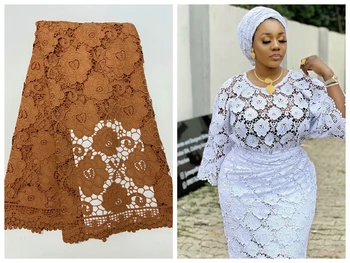 

african nigerian tulle cord lace fabric Fashion African French mesh lace fabric purple embroidery cord guipure lace fabric