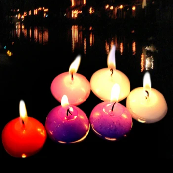 

Birthday Party Decoration 10PCs/ Set Batch Scented Candles Floating Candles Wax Romantic Wedding Creative Christmas Gift Velas