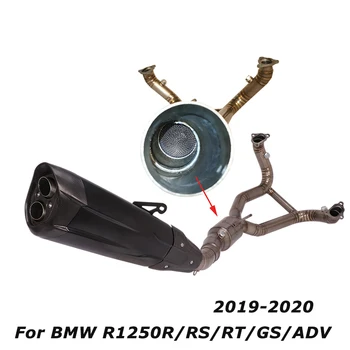 For BMW R1250R RS GT GS ADV 2019 2020 Motorcycle Full System Exhaust Muffler Tips Front Header Link Pipe Titanium