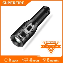 

Supfire D3 Diving flashlight IPX8 Waterproof Professional Powerful Diver Light Use 18650 Battery Underwater Torch LED Lanter