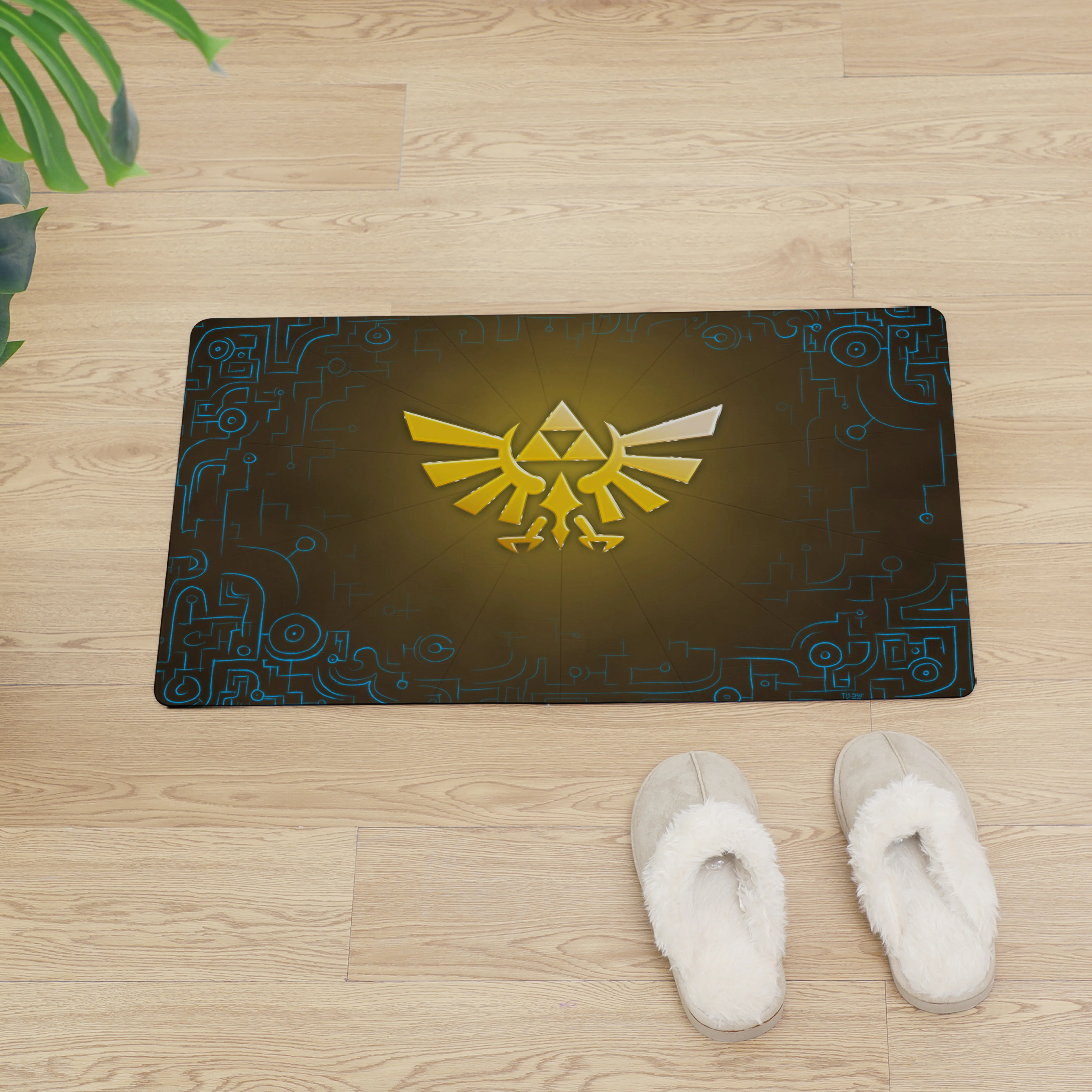 Legend Of Zelda напольный коврик из ПВХ Противоскользящий кухонный входная дверь легко