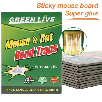

Home Kitchen Accessory 3 PCS Mouse Board Sticky Mice Glue Trap High Effective Rodent Rat Snake Bugs Catcher Pest Control Reject