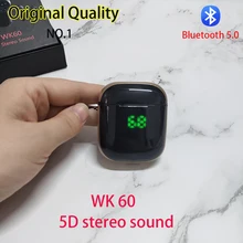 Беспроводные наушники-вкладыши 5D Super Sound наушники Bluetooth 5,0 наушники Умный Цифровой дисплей электричество Pk i100 i200 i800 TWS