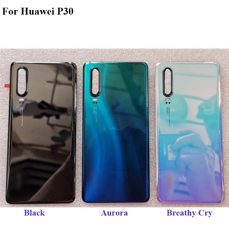 Протестированный новый черный чехол для Huawei P30 P 30 с полным аккумулятором задняя