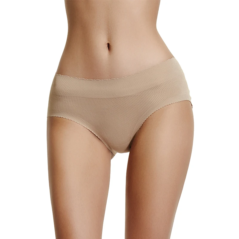 FEOYA Womens Cotton Seamless Briefs Butt Lifter Hip Enhancer Panties Padded Underwear
