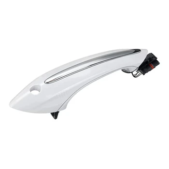 

51217231934 Exterior Rear Right Door Handle For-BMW 5 / 6 / 7 Series F07 F10 F11 F06 F12 F13 F01 F02 F03 F04(White)