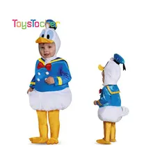 Детские Рождественские костюмы для косплея/Дональд Дак/Новогодняя одежда Вечерние платья для мальчиков и девочек одежда на Рождество/День рождения