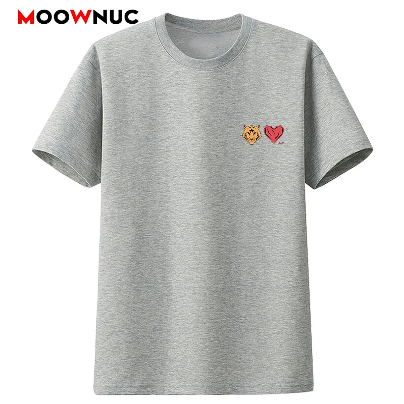 

Summer Short Sleeve Streetwear T-shirt 2020 New Hip Hop Cotton Loose Printed Trendy Clothes T-shirt MOOWNUC Brand Men's Clothes