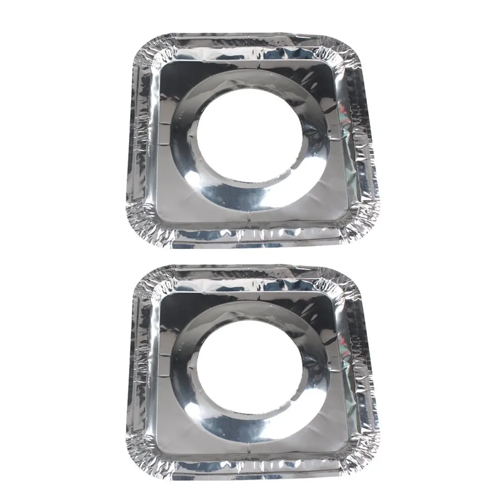 50 шт./партия горелки для печки защита газовых плит покрытие лайнер Al квадратный