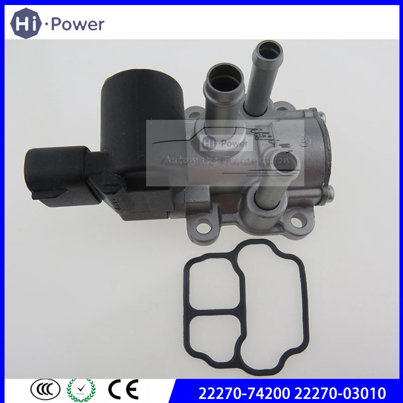 22270-74200 22270-03010 Idle Air Control Valve 22270 74100 74200 03010 1368000120 For Toyota RAV4 RAV 4 2.0 2.0L Celica 2.2 2.2L |