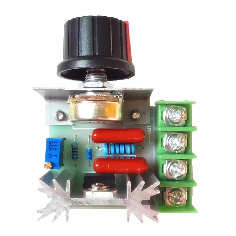 Motor Speed Controller Voltage Regulator Electric Motor Speed Controller Voltage Regulator 2000 Watt AC 50-220 Volt Dimmer SCR Power Regulator Motor Speed Controller Home Improvement Regulators 2000W