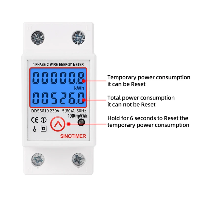 Compteur de doigt électronique E5BE avec boussole, affichage numérique LCD  à 5 chiffres, reconfigurable - AliExpress