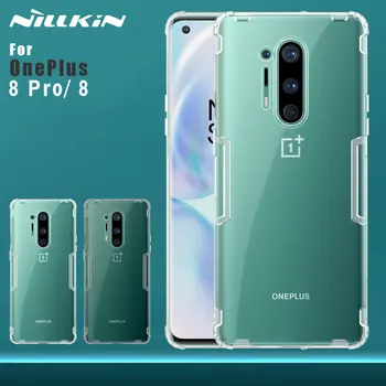 

Case For OnePlus 8 Pro Case OnePlus 8 Cover NILLKIN Nature TPU Transparent Clear Soft Back Cover Case 1+8 Pro