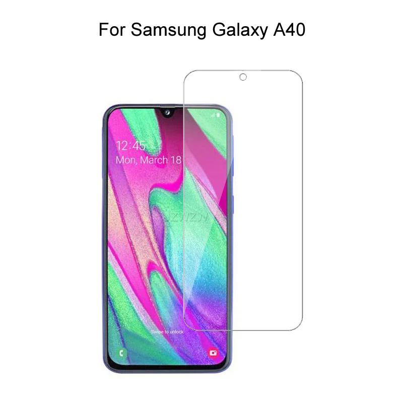 Для Samsung Galaxy A40 0 26 мм 2.5D Премиум Закаленное стекло Защита для экрана Защитное |