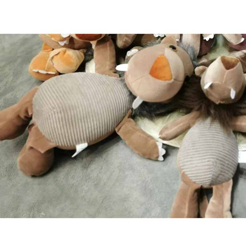 Lion 2 20-30 см мягкие куклы животных милые jumbo mammoth игрушки, плюшевые слоны лев ребенок день рождения девочки Рождественский подарок - Цвет: Lion 2