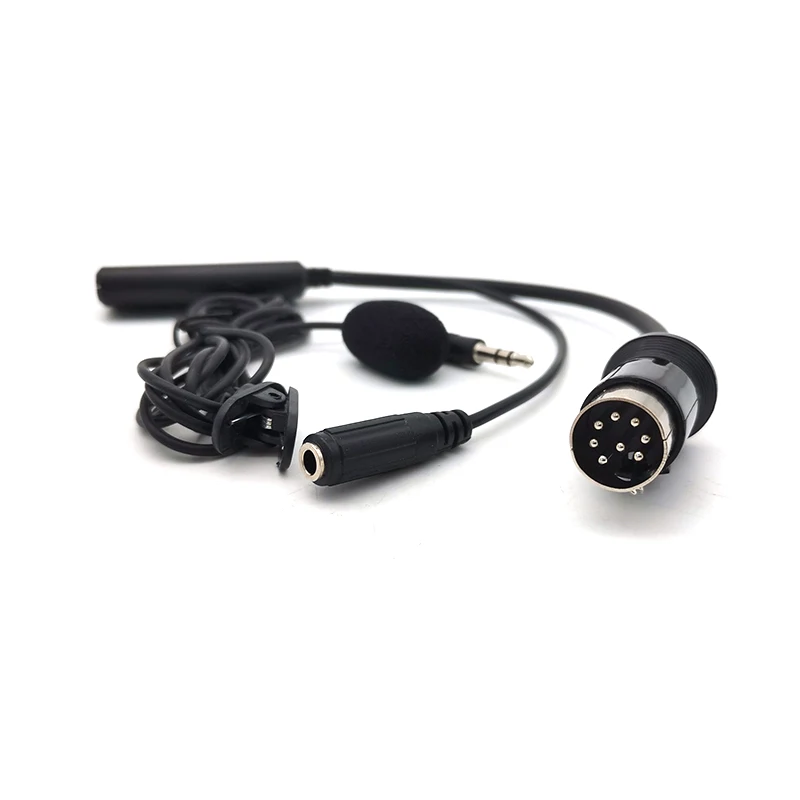 8 Pin Car Audio bluetooth Wireless Cable AUX Adapter with Microphone For Alpine KCM-123B M-BUS 9501 9503 9823 9825