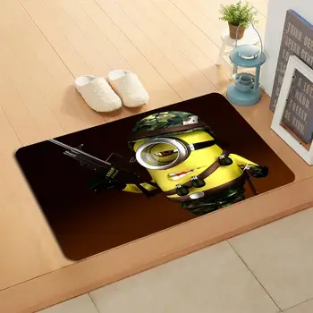 

Custom Yellow Cartoon (2) Doormat Home Decor Door mat Floor Mat Bath Mats foot pad#20-05-19-45