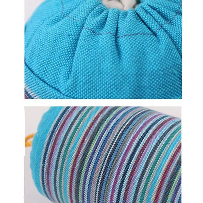 Stripe Yoga Cervical Pillow Old Coarse Cloth Buckwheat Pillow Health Care Stick Pillow Cervical Physiotherapy Neck Pillow 5