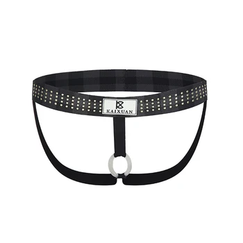 

Men's Sexy Sissy Low Rise Silicone Ring Enhancer G-String T-Back Bikini Thong Men's Thong Silicone Sleeve Sexy