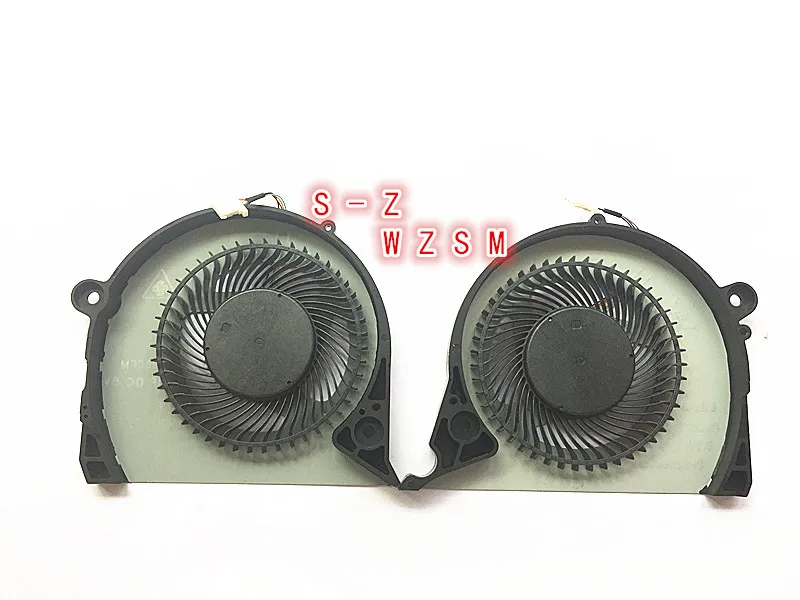 Wzsm novo original cpu gpu ventilador de refrigeração para dell inspiron g7 15-7000 7577 7588 G5-5587 p72f refrigerador ventilador 2 jjcp fjqs dc5v 0.5a fjqt