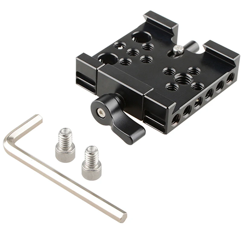A Sliding Plate Baseplate with 1/4 inch3/8 inch Thread for Manfrotto Accessory Rig C2406 | - Цена: 