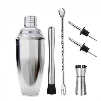 

Stainless Steel Cocktail Shaker Mixer Wine Martini Boston Shaker for Bartender Drink Party Bar Tools 550ML/750ML Bar Tools