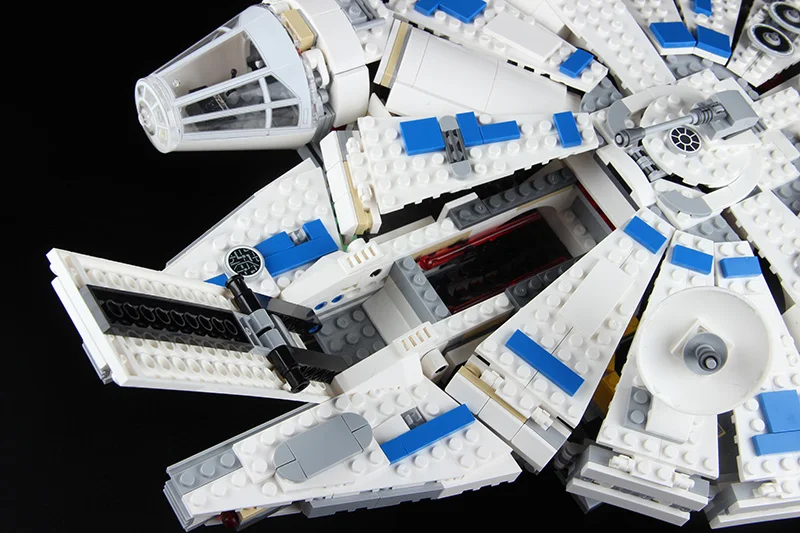 Звездные войны Han Solo Kessel Run Millennium YT-1300 космический корабль Rebel Allia The Force Awakens фильм Звездные войны Игрушка-конструктор Starwars
