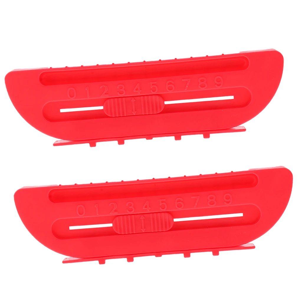 2 Pieces Air Hockey Table Accessory Goal Door Ball Stopper Score Counters