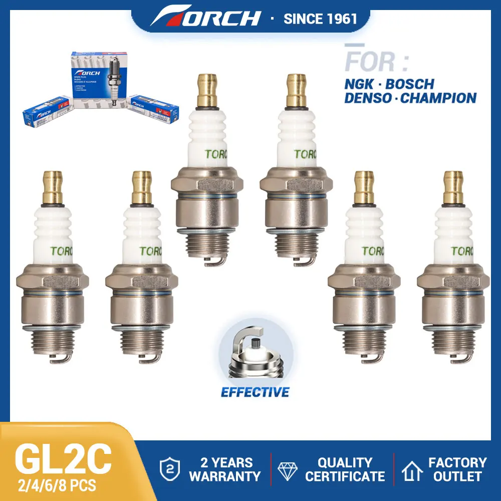 

Hot Sale High Quality Ignition System TORCH GL2C Spark Plug Small Engine for 458 Lawn & Garden
