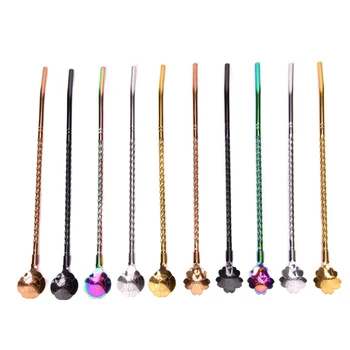 

Long Handled Stainless Steel Coffee Spoon Ice Cream Dessert Tea Spoon For Picnic Kitchen Accessories