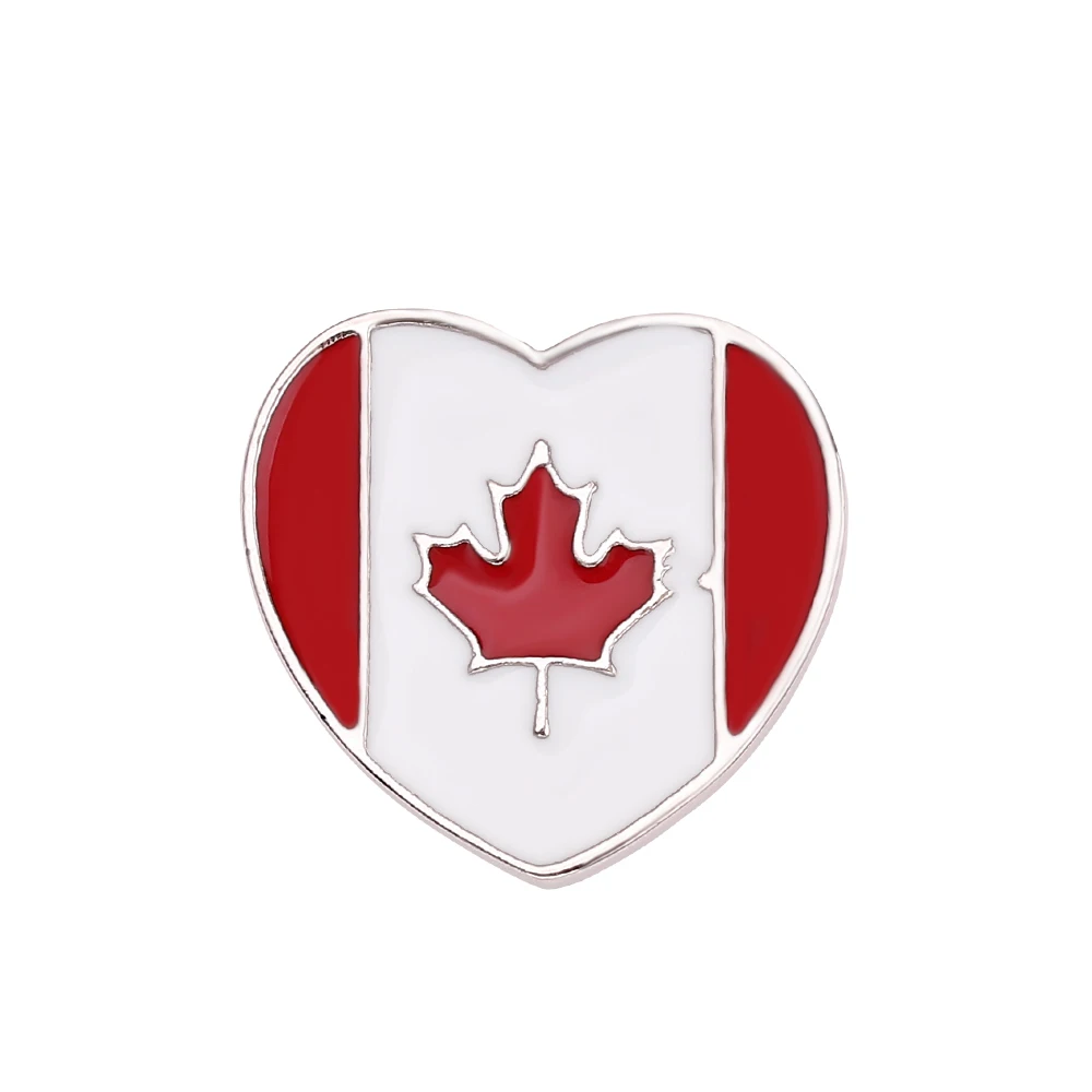 דגל לאומי פין קנדה איטליה ארצות הברית גרמניה דגלי כפתור סיכות פסים ברושים תכשיטים מתנות