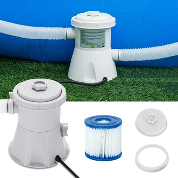 

Home Garden Cleaning Tool Ponds Summer ABS Swimming Pool Family Electric Tub Filter Pump Set Above Ground Water Cleaner