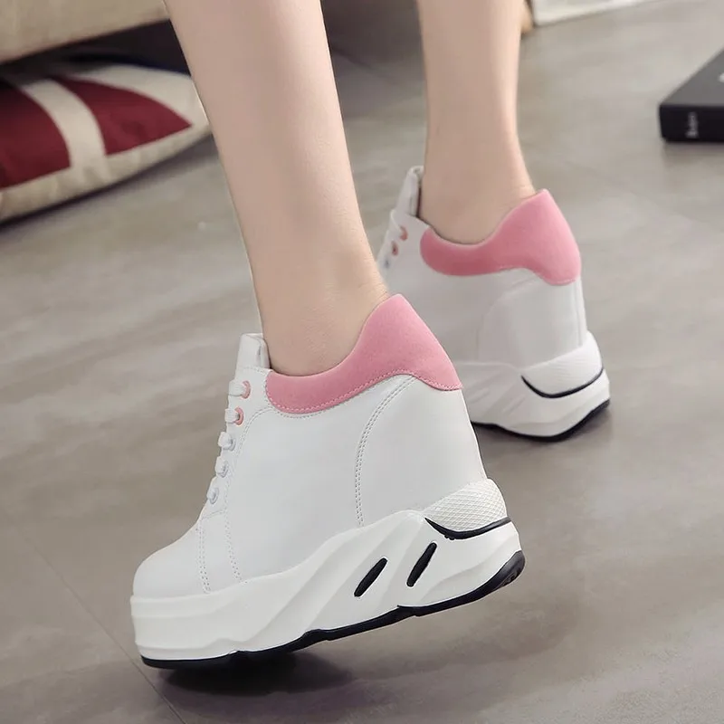 

Babebcbd Women's shoes with high - bottom spring - style platform shoes with round head and slope