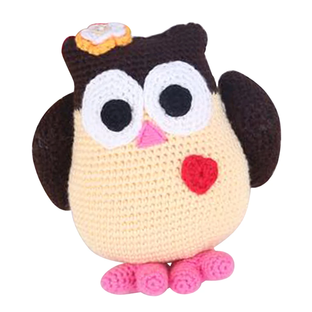 Owl Doll Crochet Kit Amigurumi DIY Craft Project with Materials and Instruction Owl Doll Crochet Kit Amigurumi DIY Craft Project with Materials and Instruction