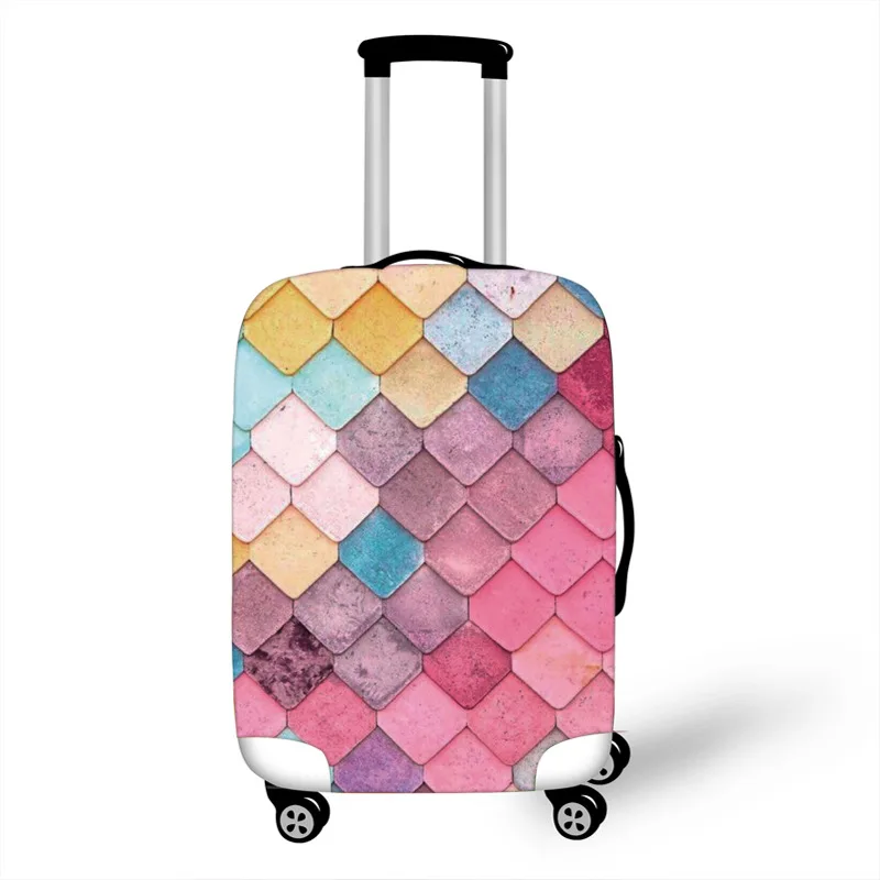Креативные 3D рыбные весы для багажа защитный чехол утолщенный водонепроницаемый чехол для дорожного чемодана XL аксессуары 18-32 дюймов - Цвет: 3