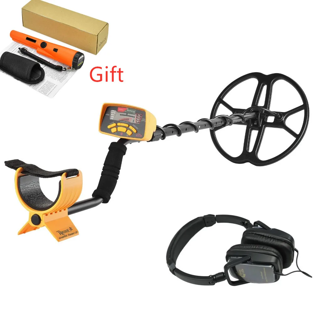 

Underground Metal Detector Professional MD6350 Treasure Hunter Gold Detector LCD Display Metal Detector Gift GP Metal Detector