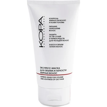 

KORA express mask for oily hair volume and lightness, 150 ml