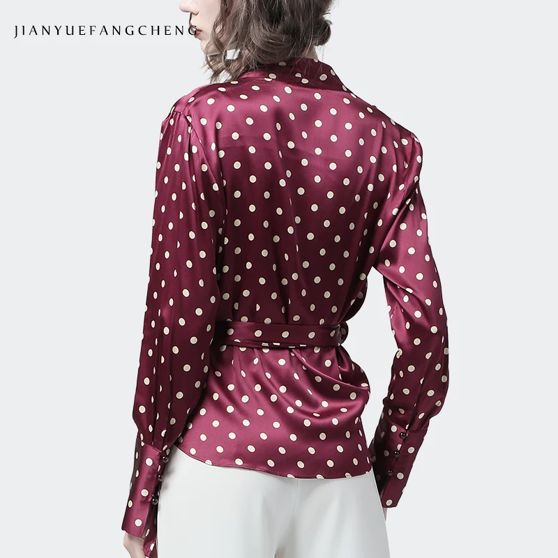 SuperAen Vintage Jacquard All-match V-neck Single