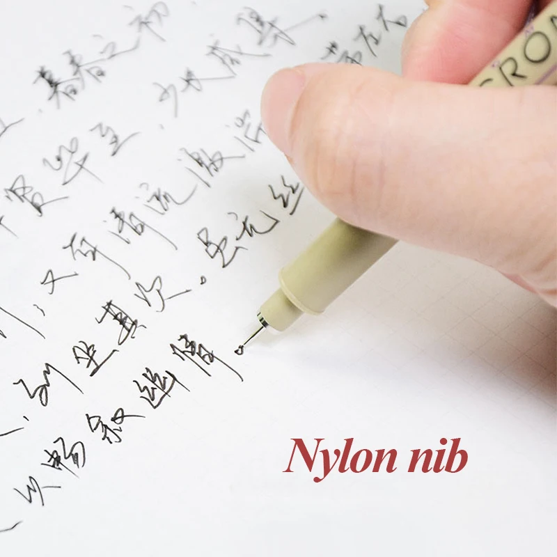 SAKURA Manga Markers Needle Pen Art Hand-painted Hook Line Pen Animation Creation Design Drawing Pen for Drawing Art Single 6