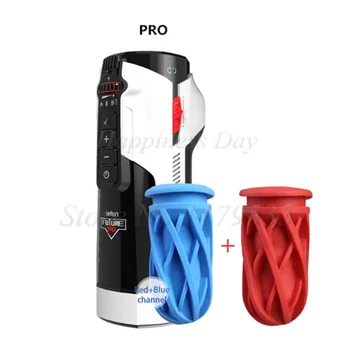 Leten 4 Color Automatic Piston Telescopic Vagina Real Pussy Male Masturbator Heat Suck Voice Interaction Machine Sex Toy For Men 5